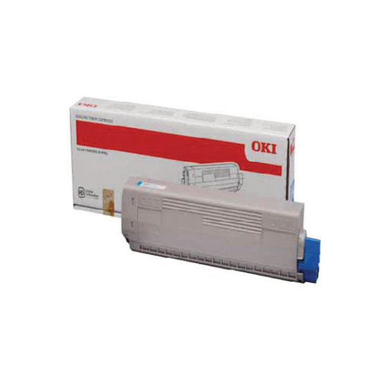 Oki C831/841 Cyan Original Toner Cartridge (44844507) 